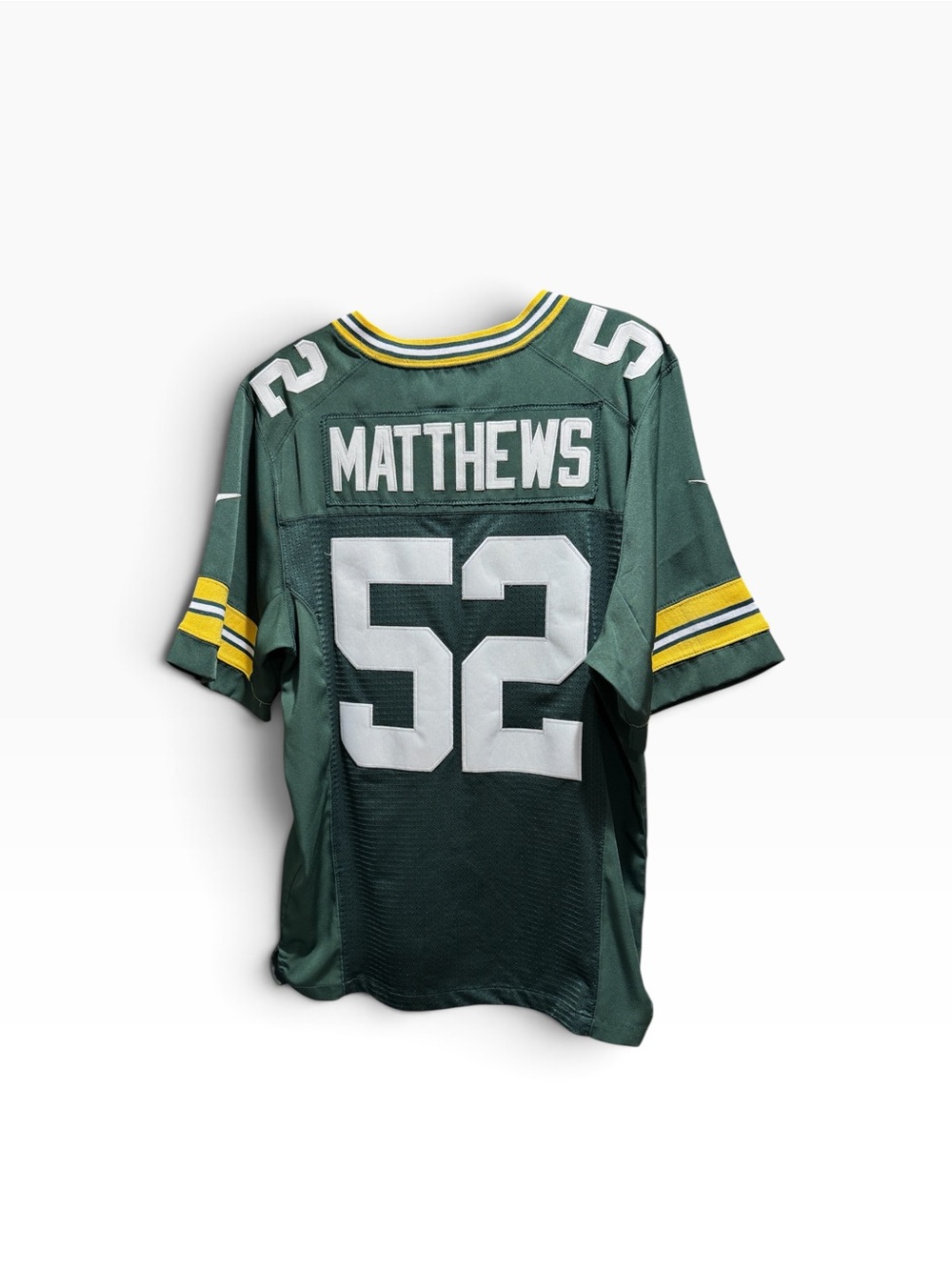 Nike Green 'Matthews' #52 Men’s Football Jersey